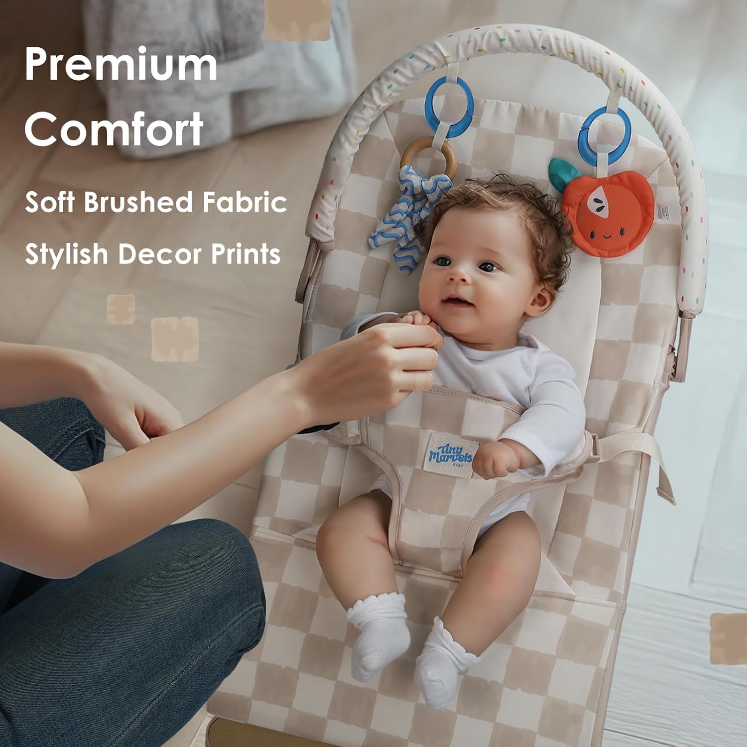 Lightweight, portable bouncer you can take on the go.