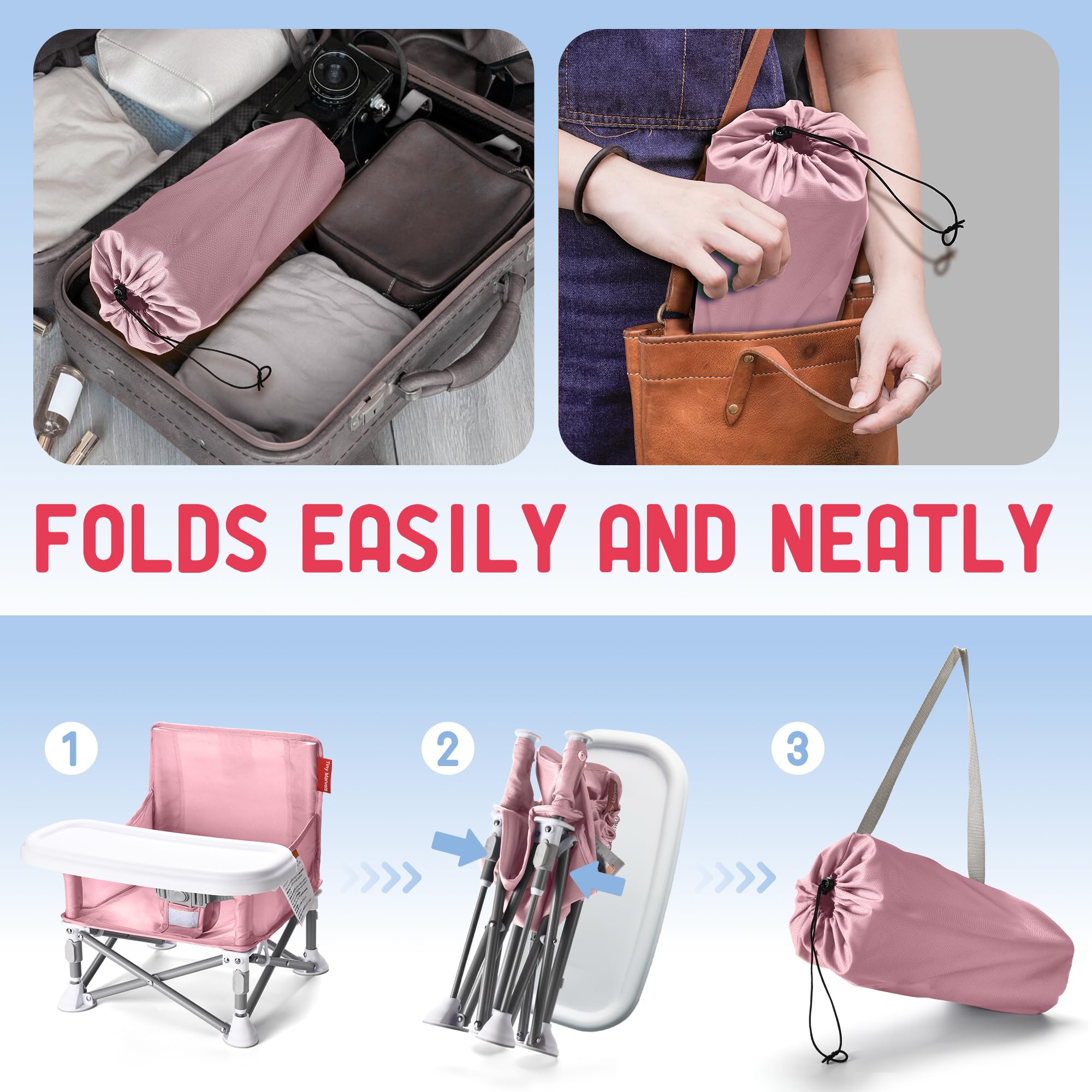 Tiny Marvels carry bag for organized travel and storage