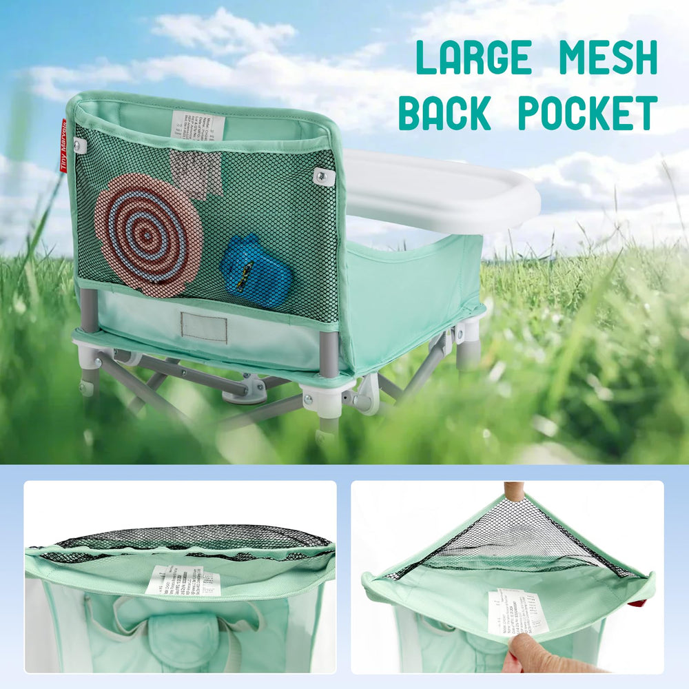 Tiny Marvels portable 3-in-1 chair carry bag for easy travel.