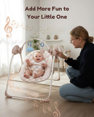 Tiny Marvels portable swing detachable toy bar stimulates sensory play