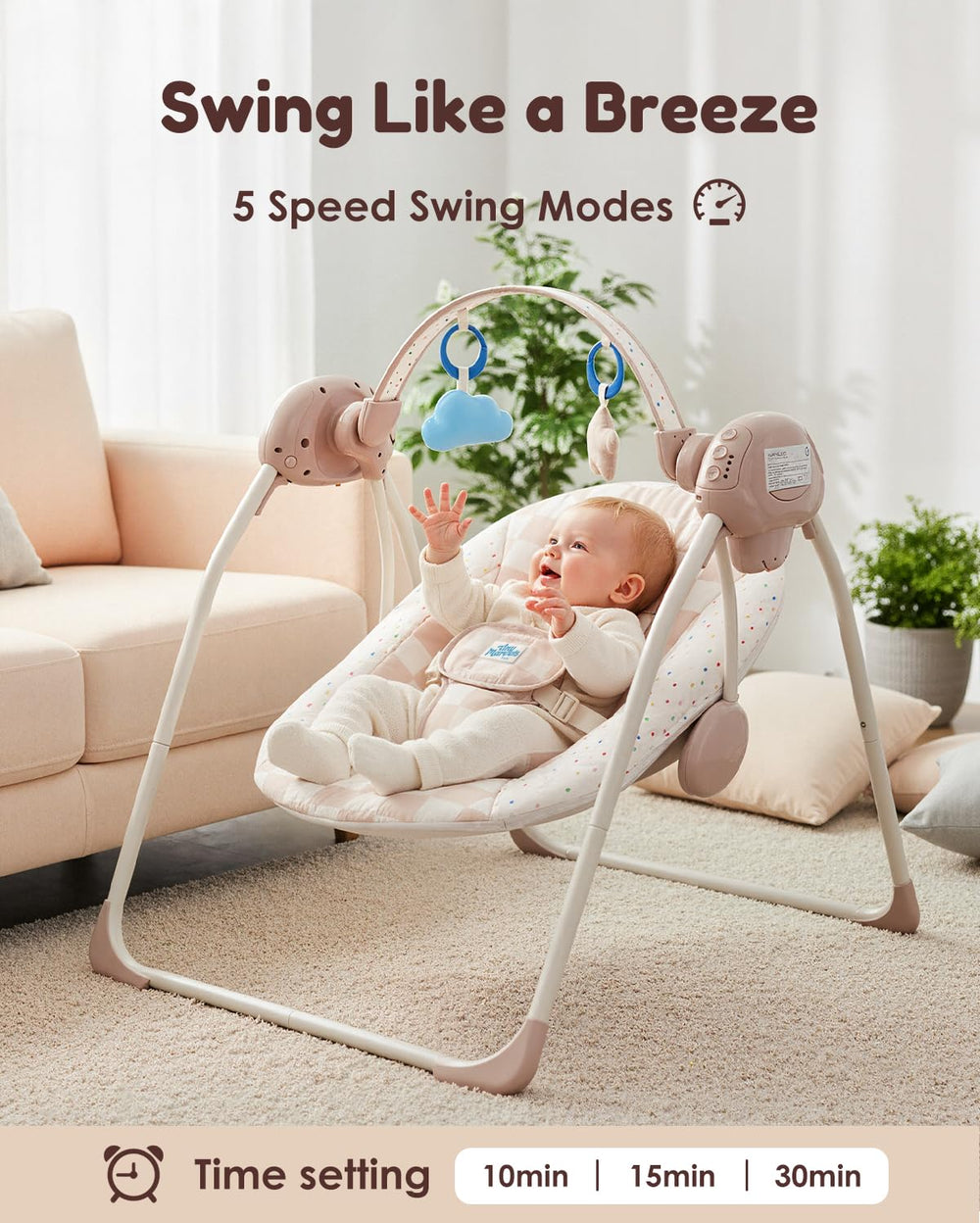 Tiny Marvels portable swing foldable frame for easy storage