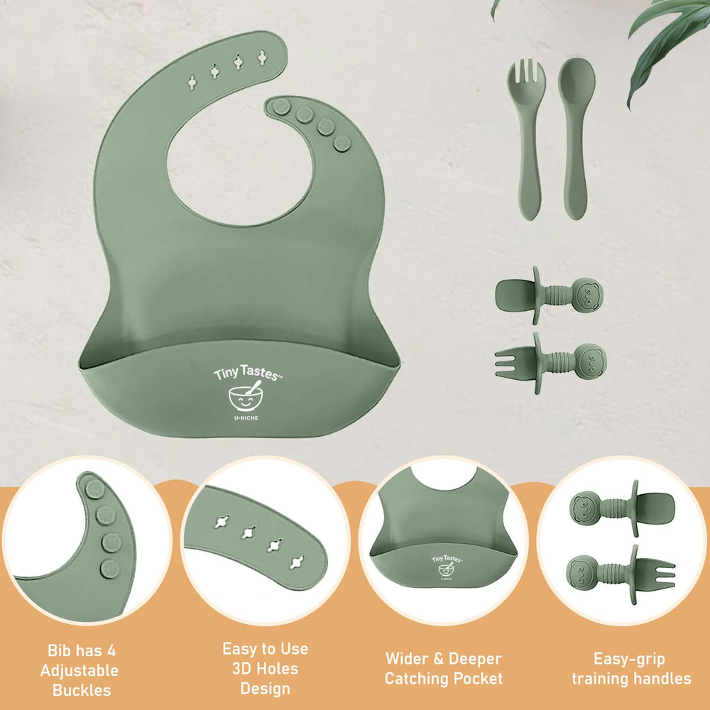 Tiny Tastes soft fork helping tiny hands practise self-feeding