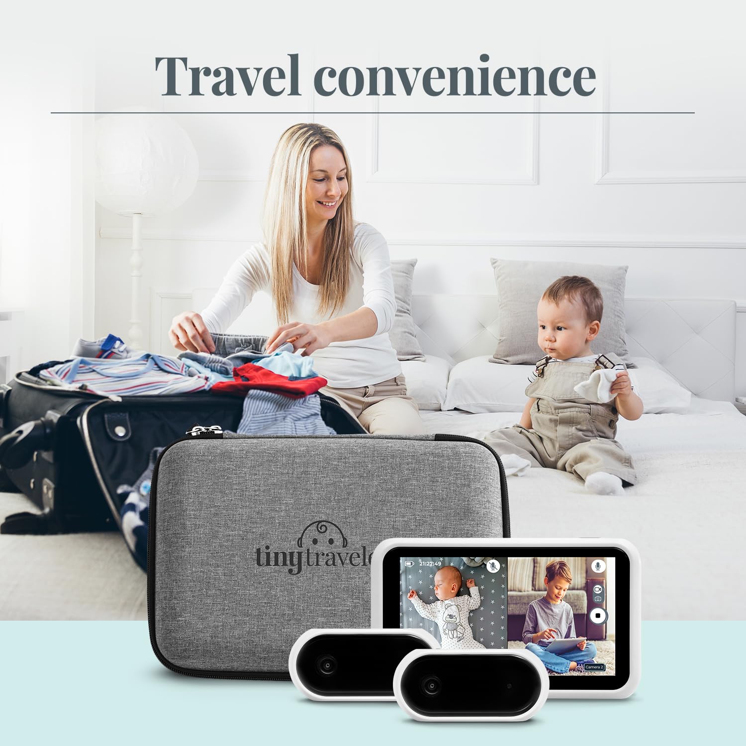 Tiny Traveler easy-installation mounts offer quick, tool-free setup on any vehicle.