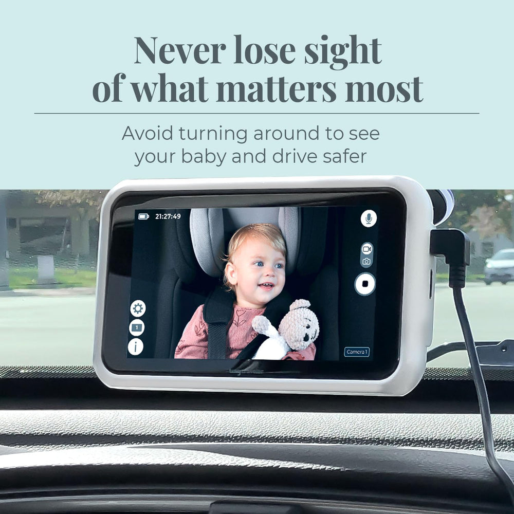 Tiny Traveler night vision clip enables baby monitoring in low light.