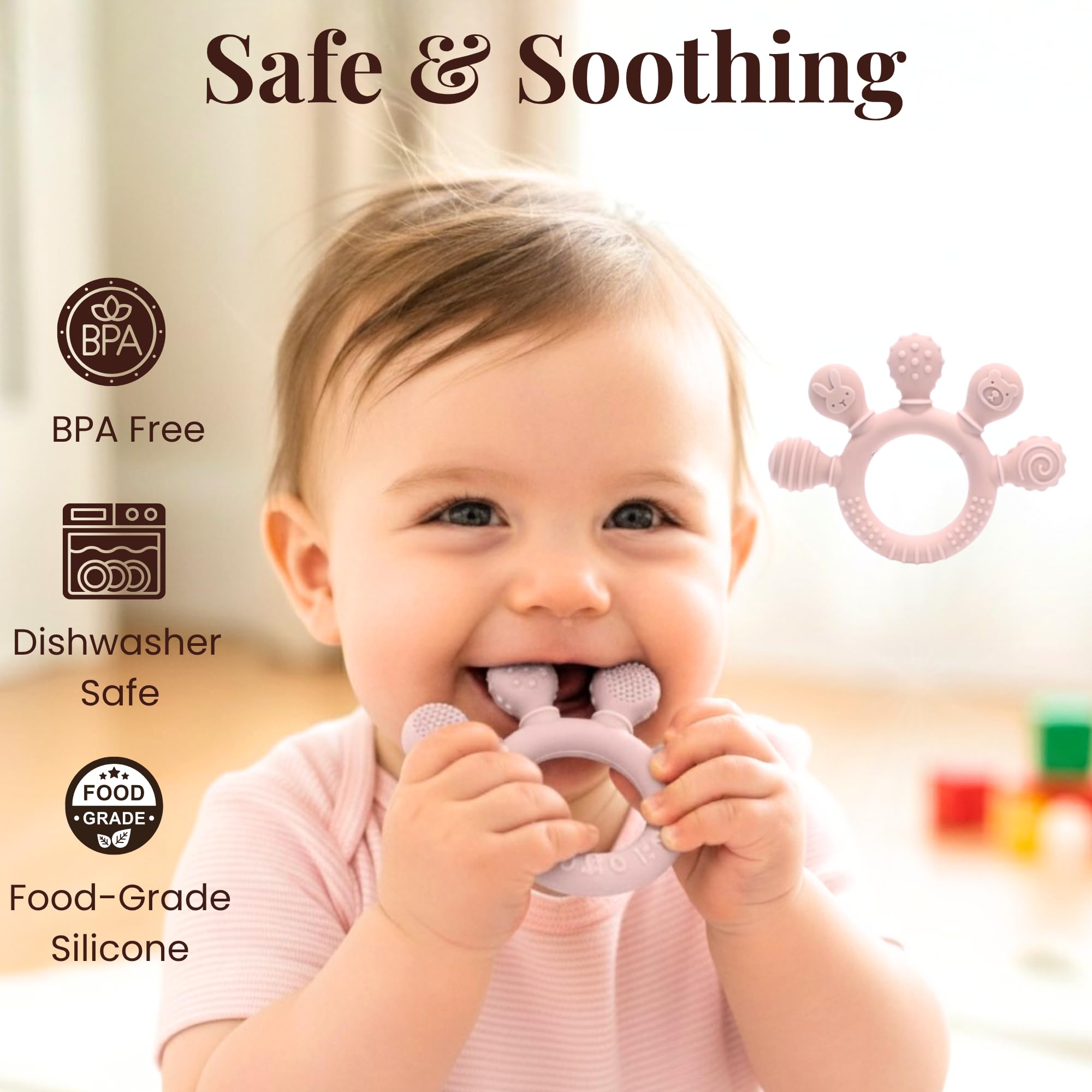 Tiny Treasures baby vision cards to encourage early sensory exploration.