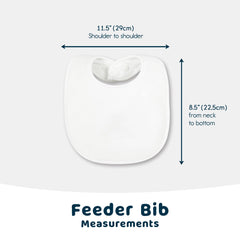 Tiny Twinkle bibs absorb moisture quickly to reduce mess.