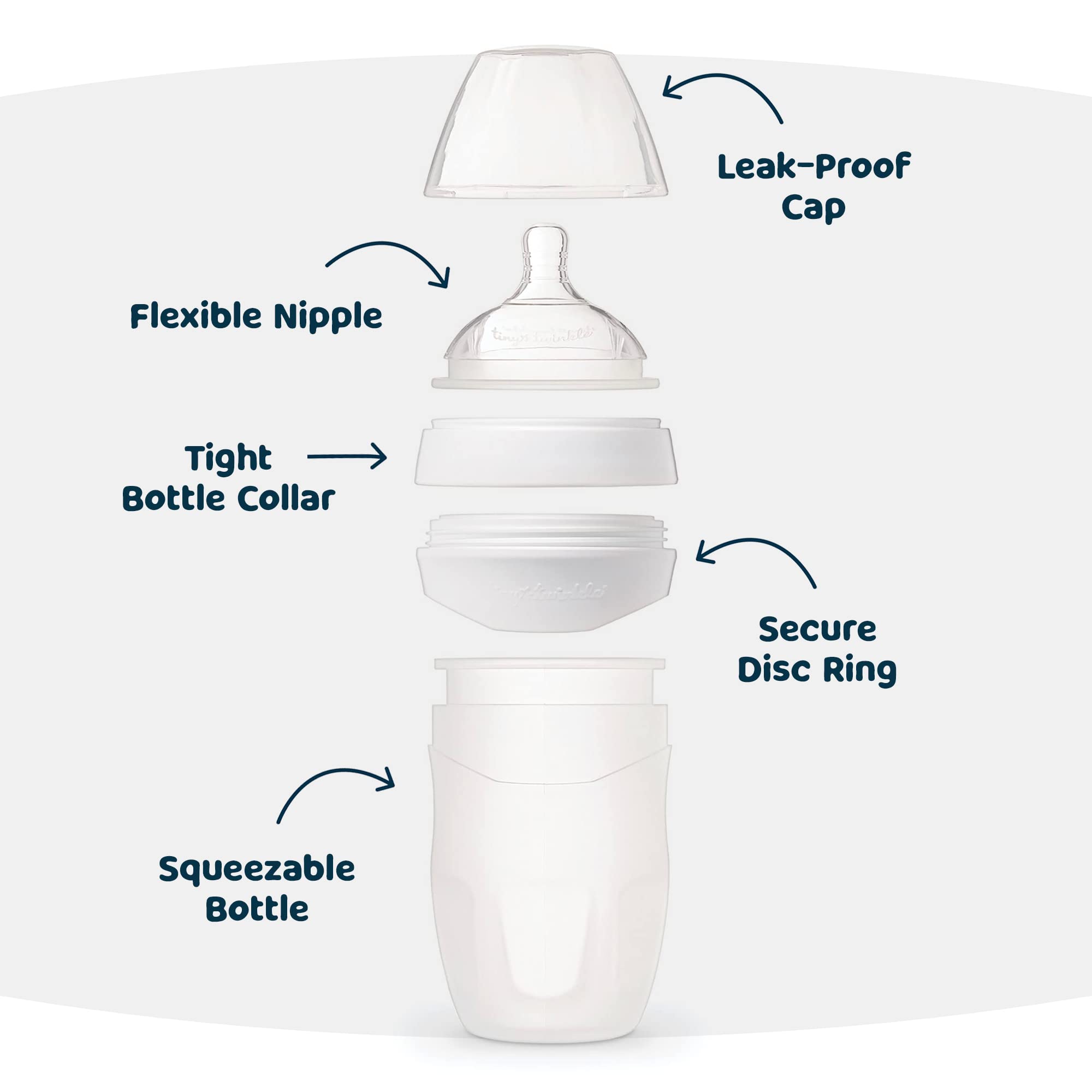 Tiny Twinkle bottle is dishwasher safe for quick cleaning