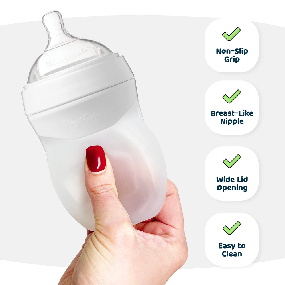 Tiny Twinkle silicone bottle is non-toxic and plastic-free