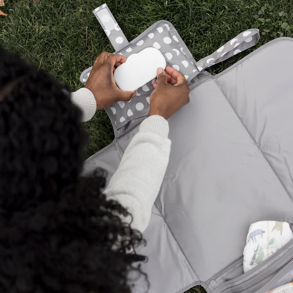 Tiny Twinkle Luna waterproof-material surface stays clean and wipeable