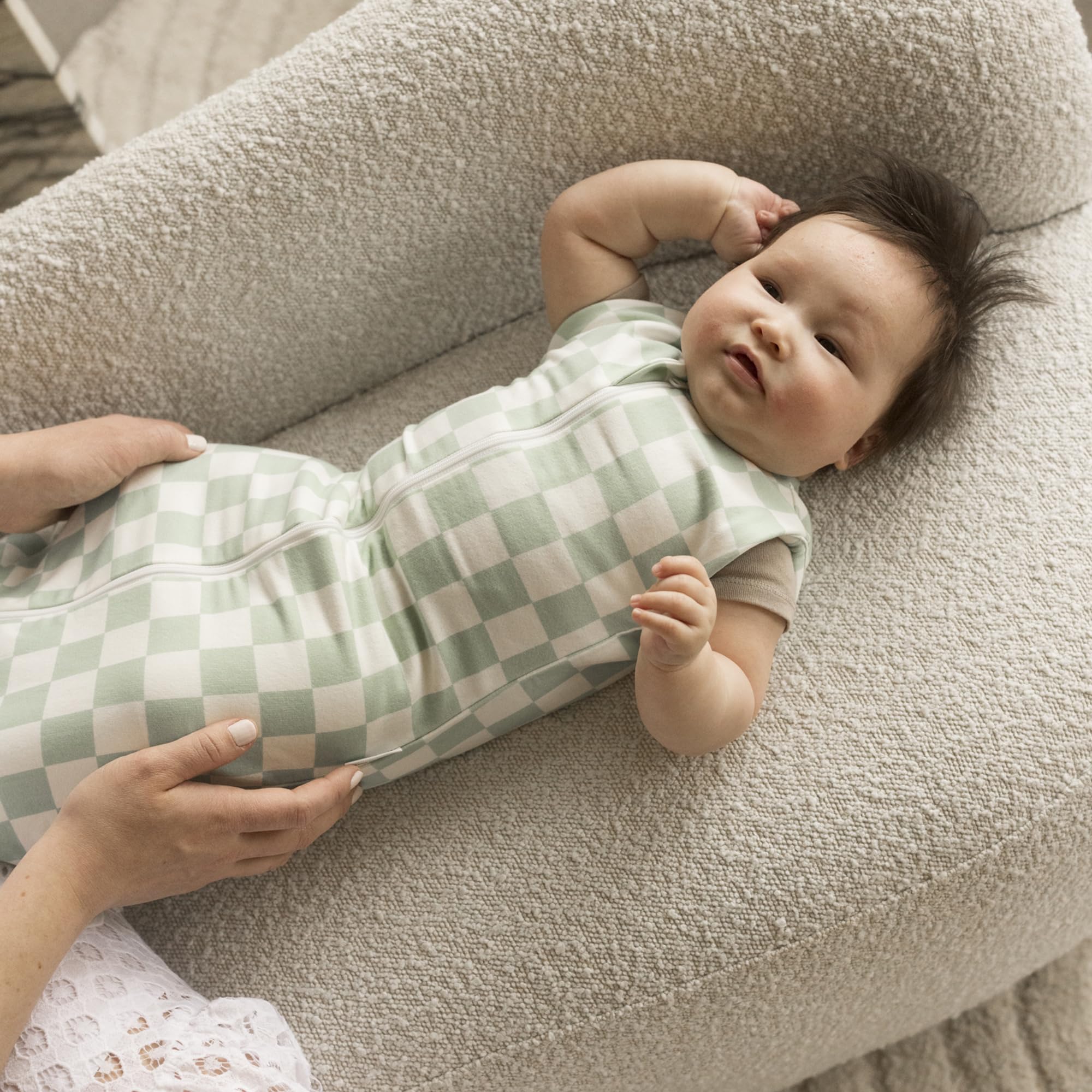 Tiny Twinkle sleep sack is machine washable for easy care
