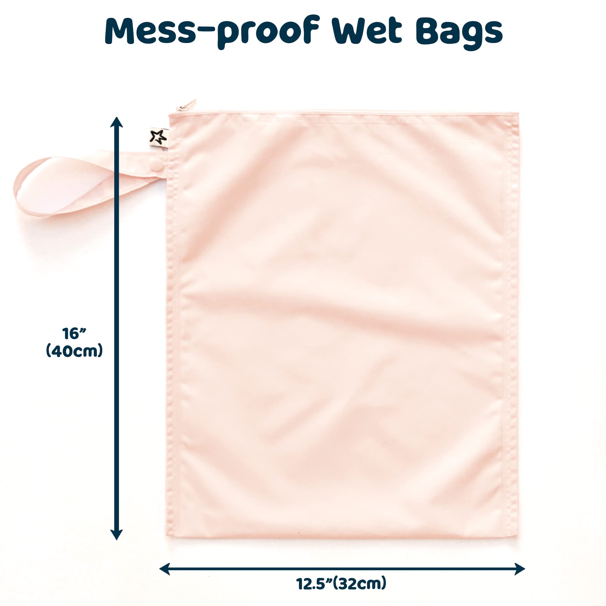Tiny Twinkle heat-sealed seams prevent leaks and odors for confident use