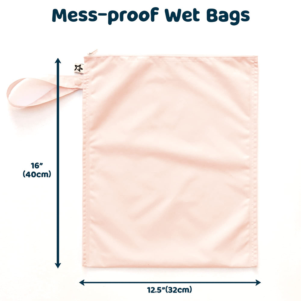 Tiny Twinkle heat-sealed seams prevent leaks and odors for confident use