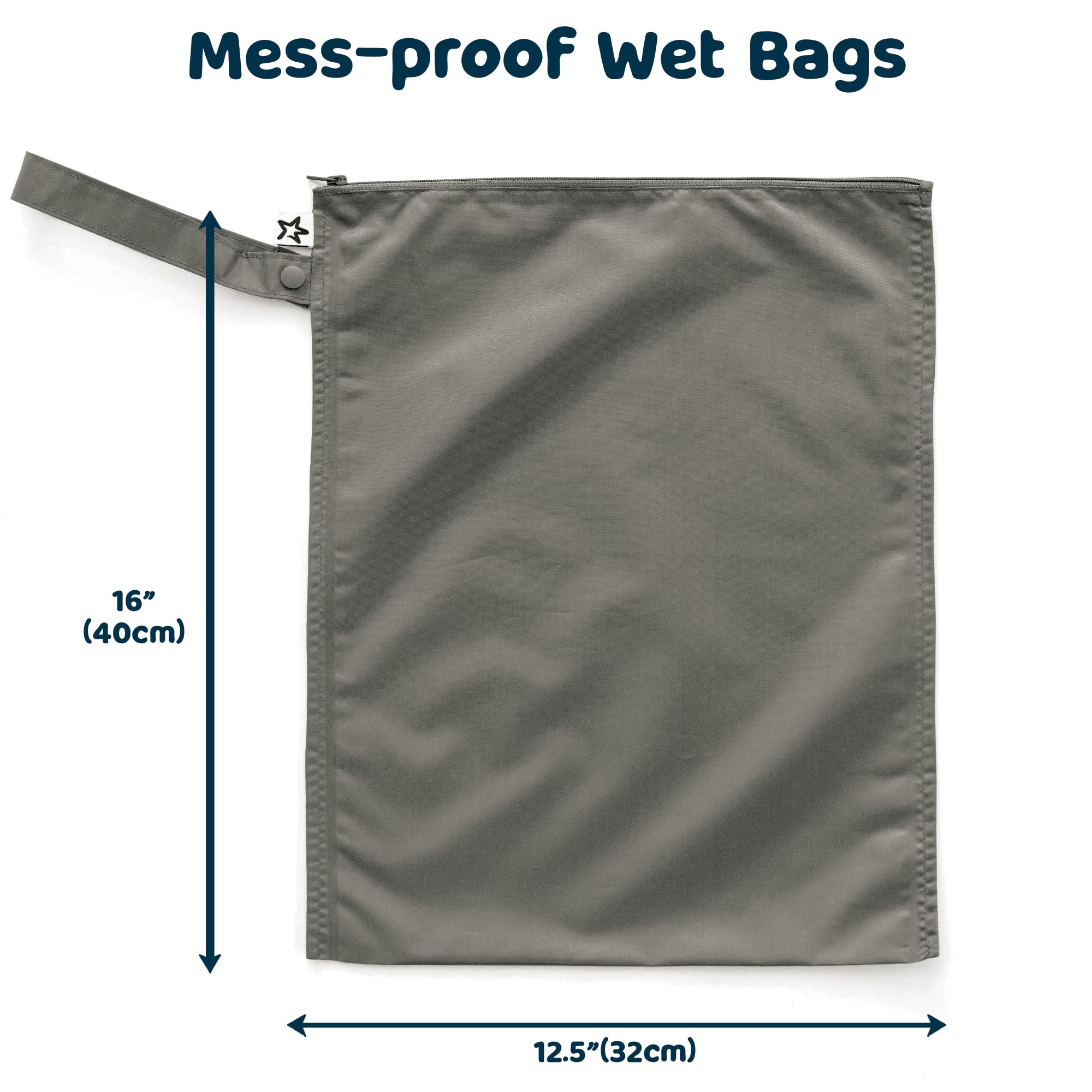 Quick-dry fabric dries quickly after washing or reuse.
