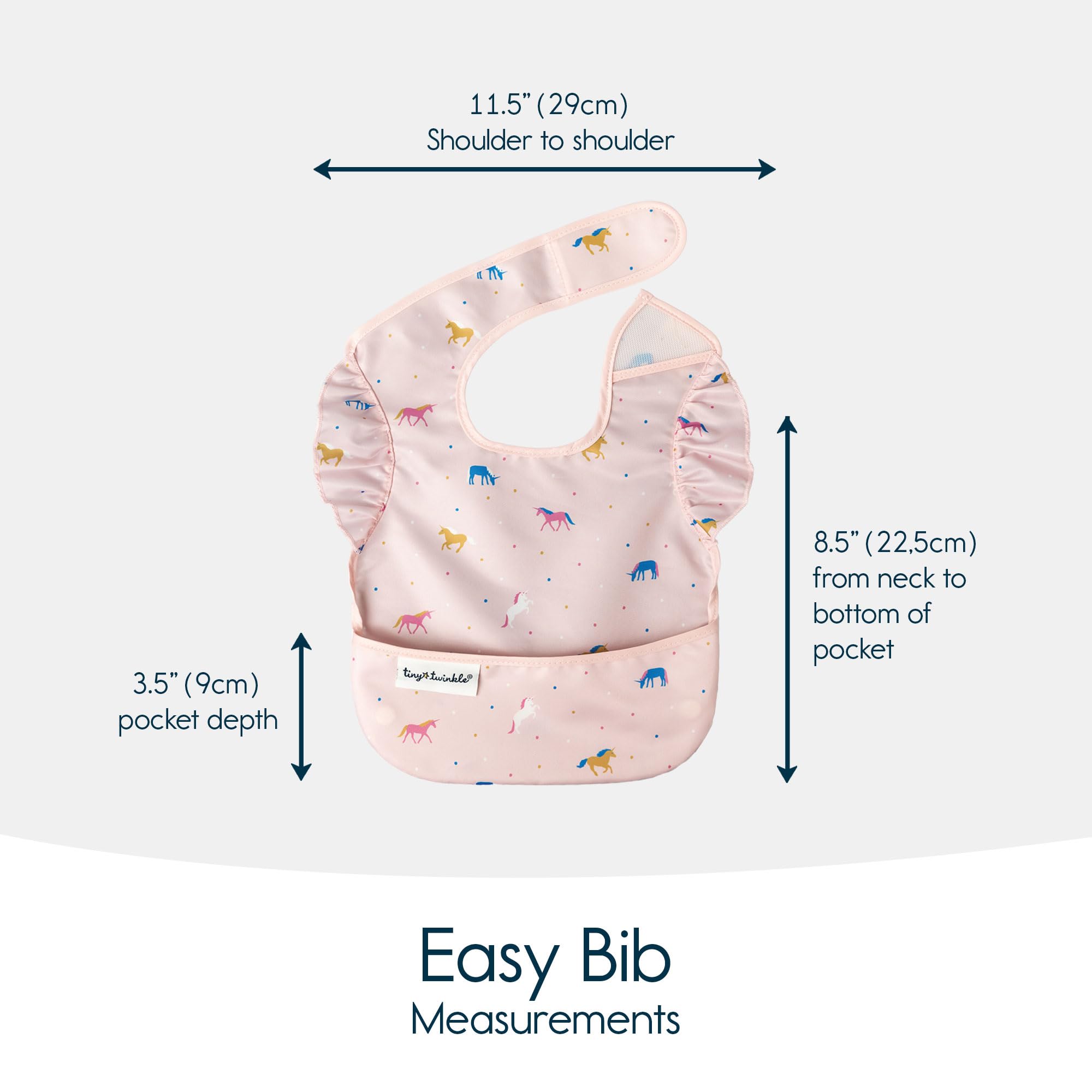 Tiny Twinkle three-pack bibs provide mess-ready outfits for busy families.