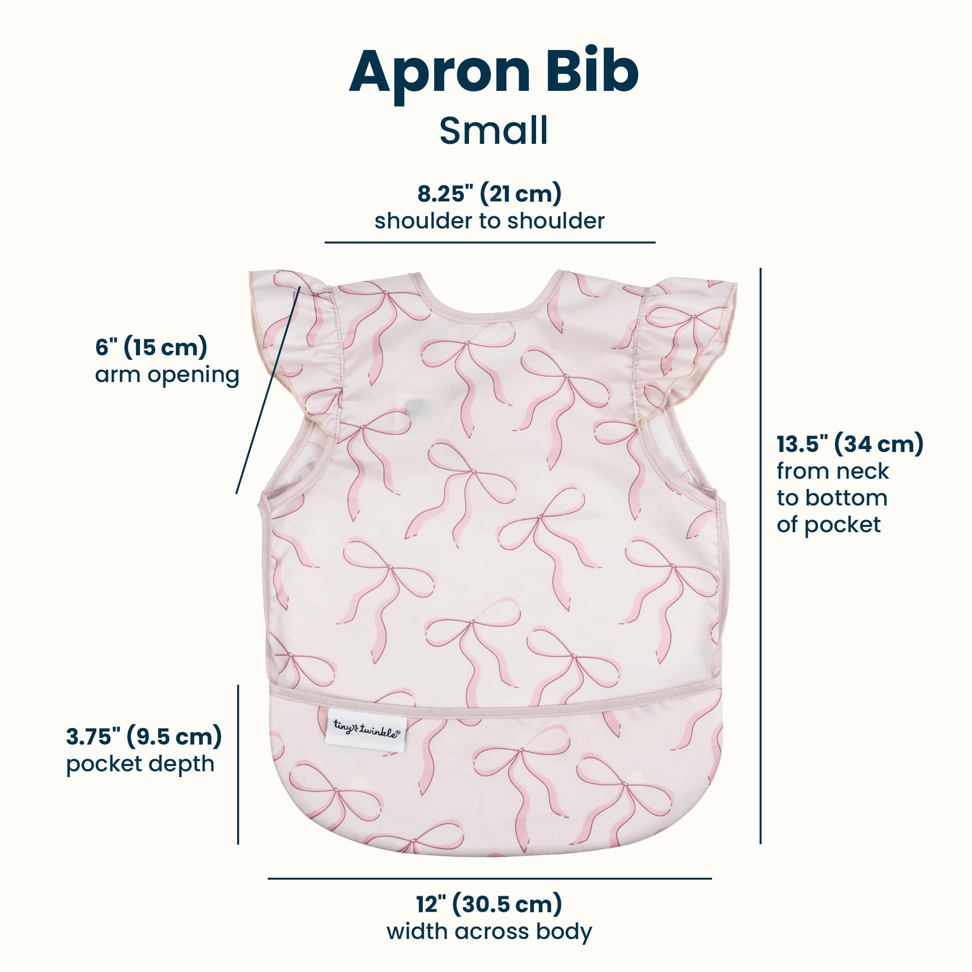 Tiny Twinkle oeko-tex certified bib ensures safe mealtimes
