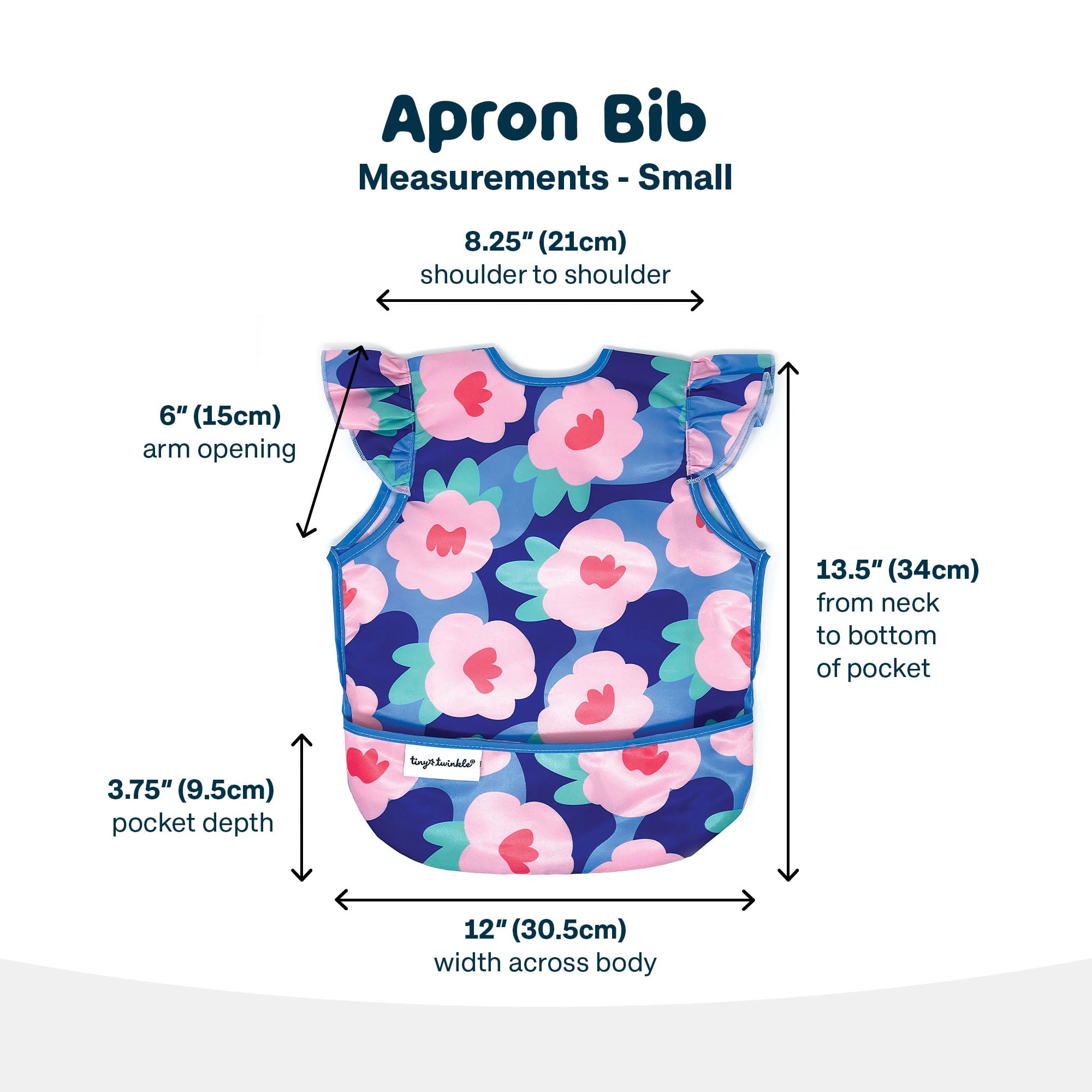 Tiny Twinkle soft, lightweight bib supports comfortable feeding sessions.