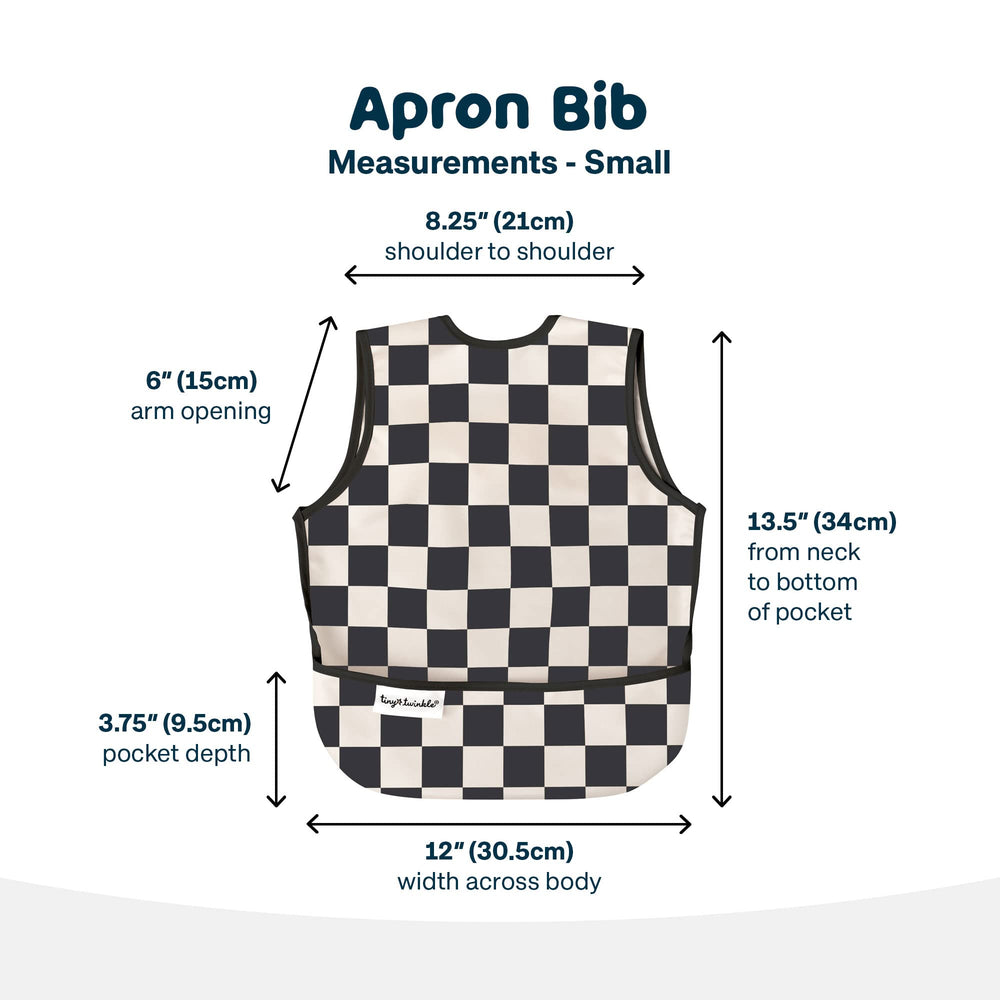 Tiny Twinkle soft lightweight bib provides comfy wear during busy meals.