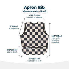 Tiny Twinkle soft lightweight bib provides comfy wear during busy meals.