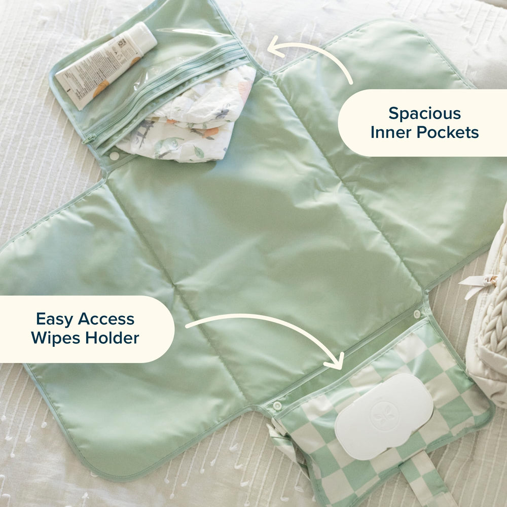 Tiny Twinkle soft surface supports comfortable baby diaper changes
