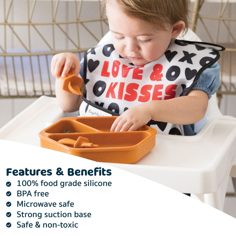 Tiny Twinkle sturdy-unbreakable plate withstands toddler mealtime wear