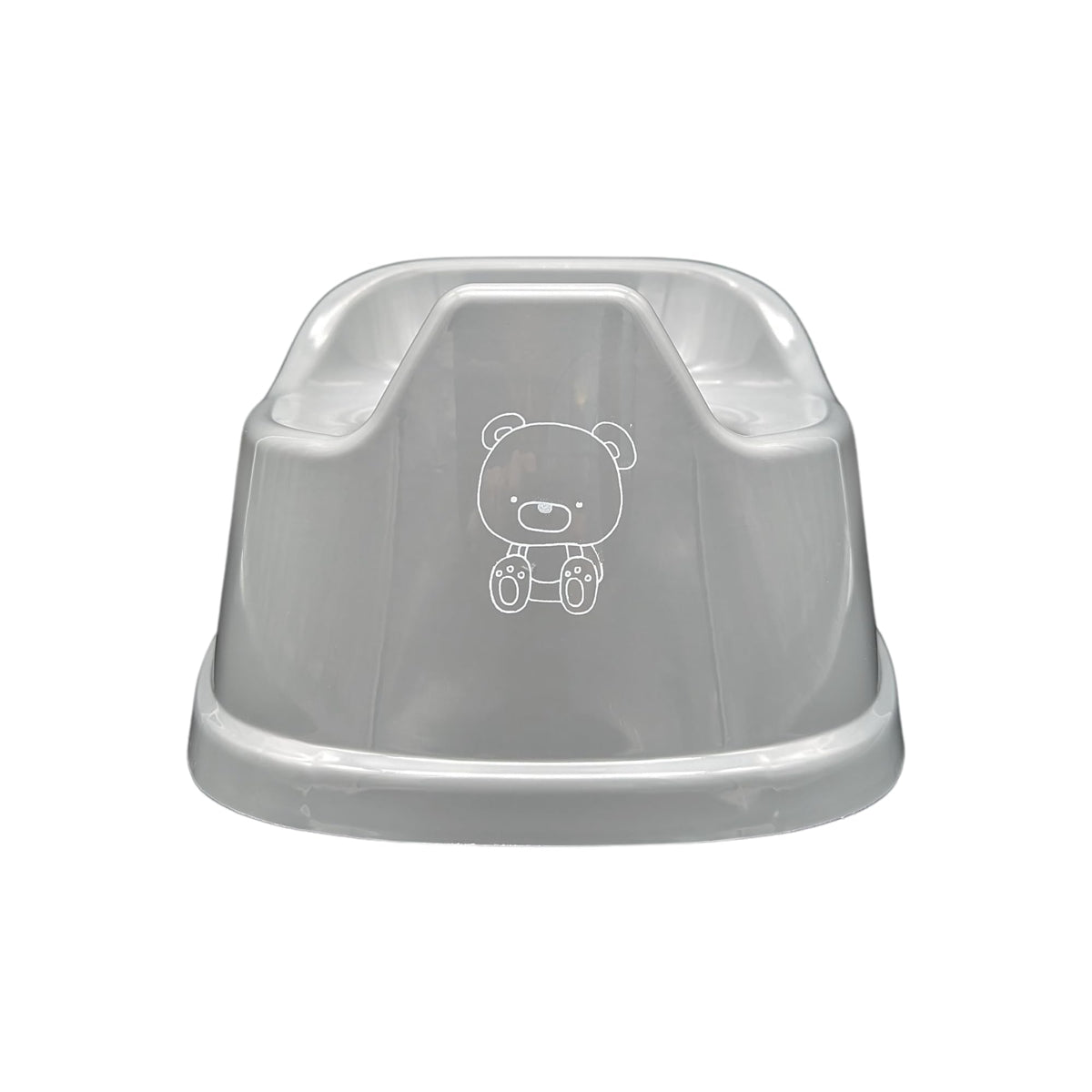 Tiny Undies Baby Potty front view, compact and portable for small toddlers.