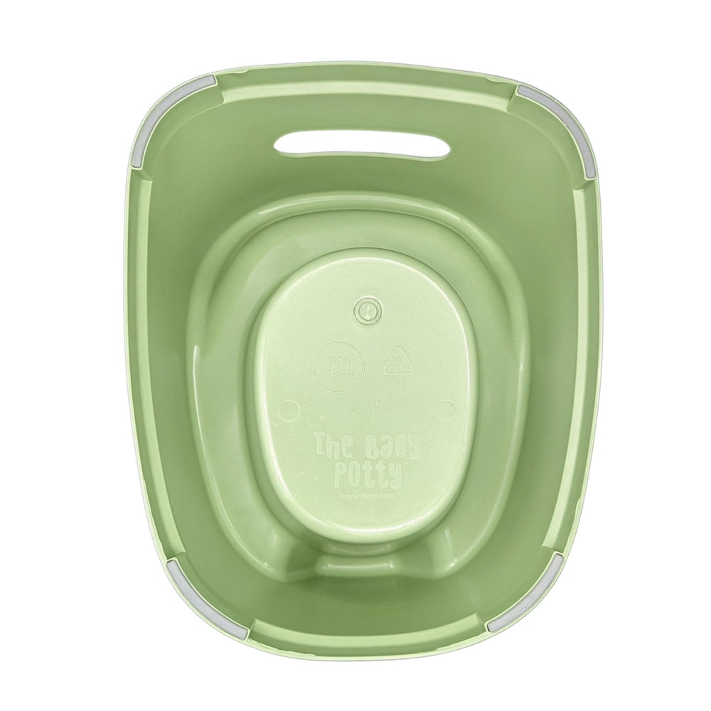 Tiny Undies Baby Potty non-slip bottom reduces movement during use