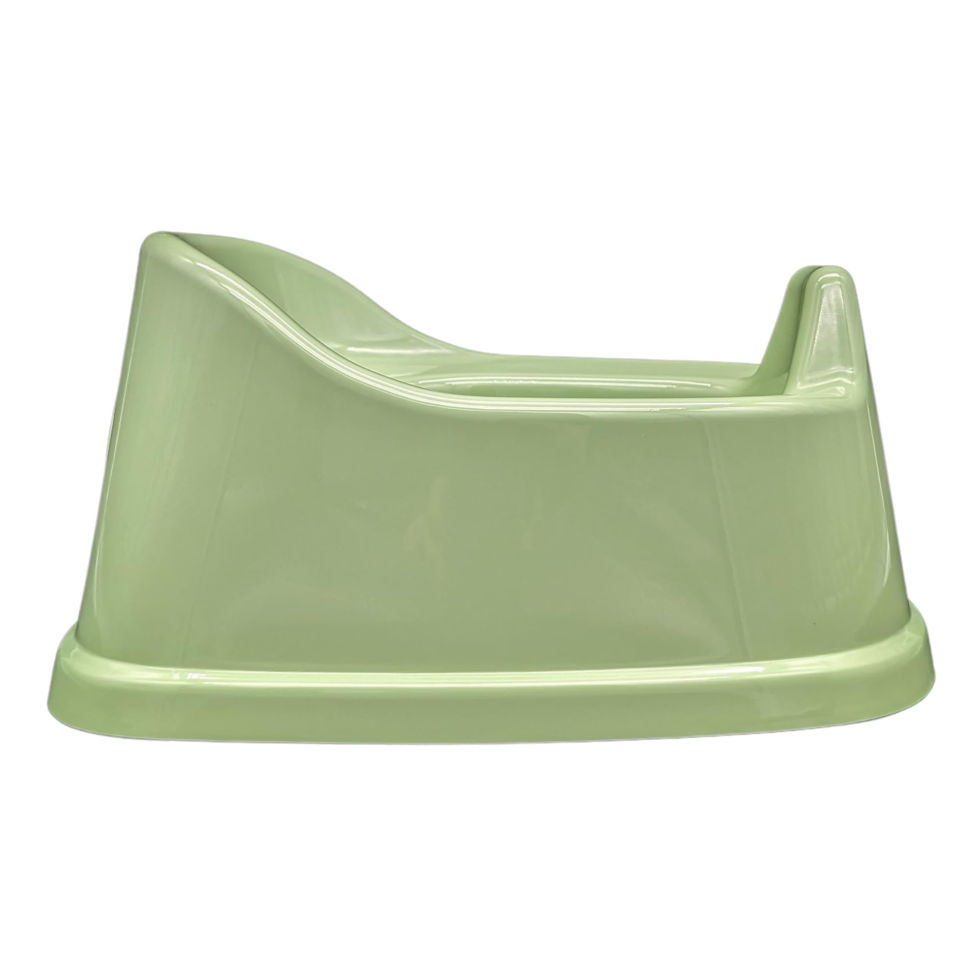 Tiny Undies Baby Potty side view shows low height for small children