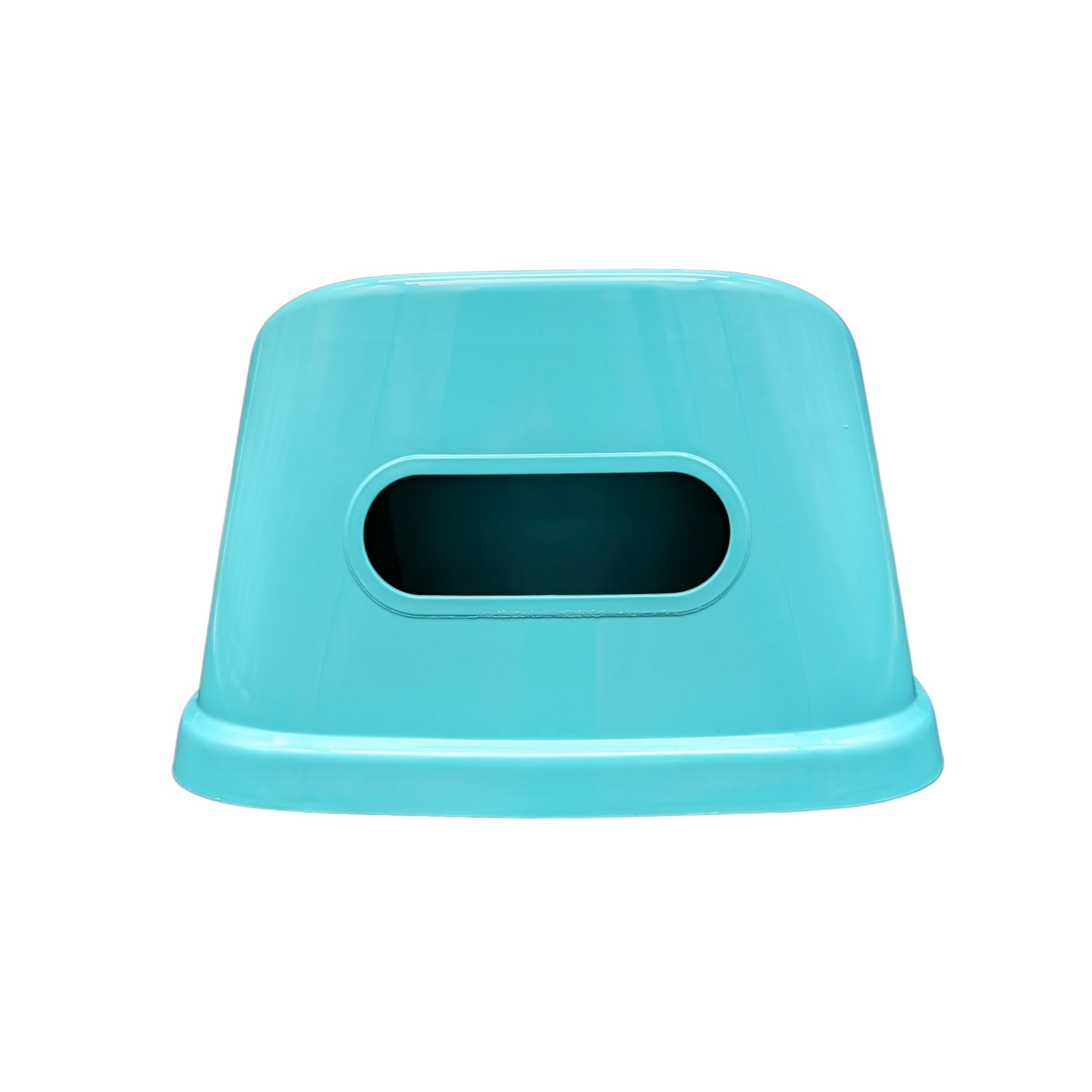 Tiny Undies Baby Potty has a back handle for easy carrying and controlled dumping.