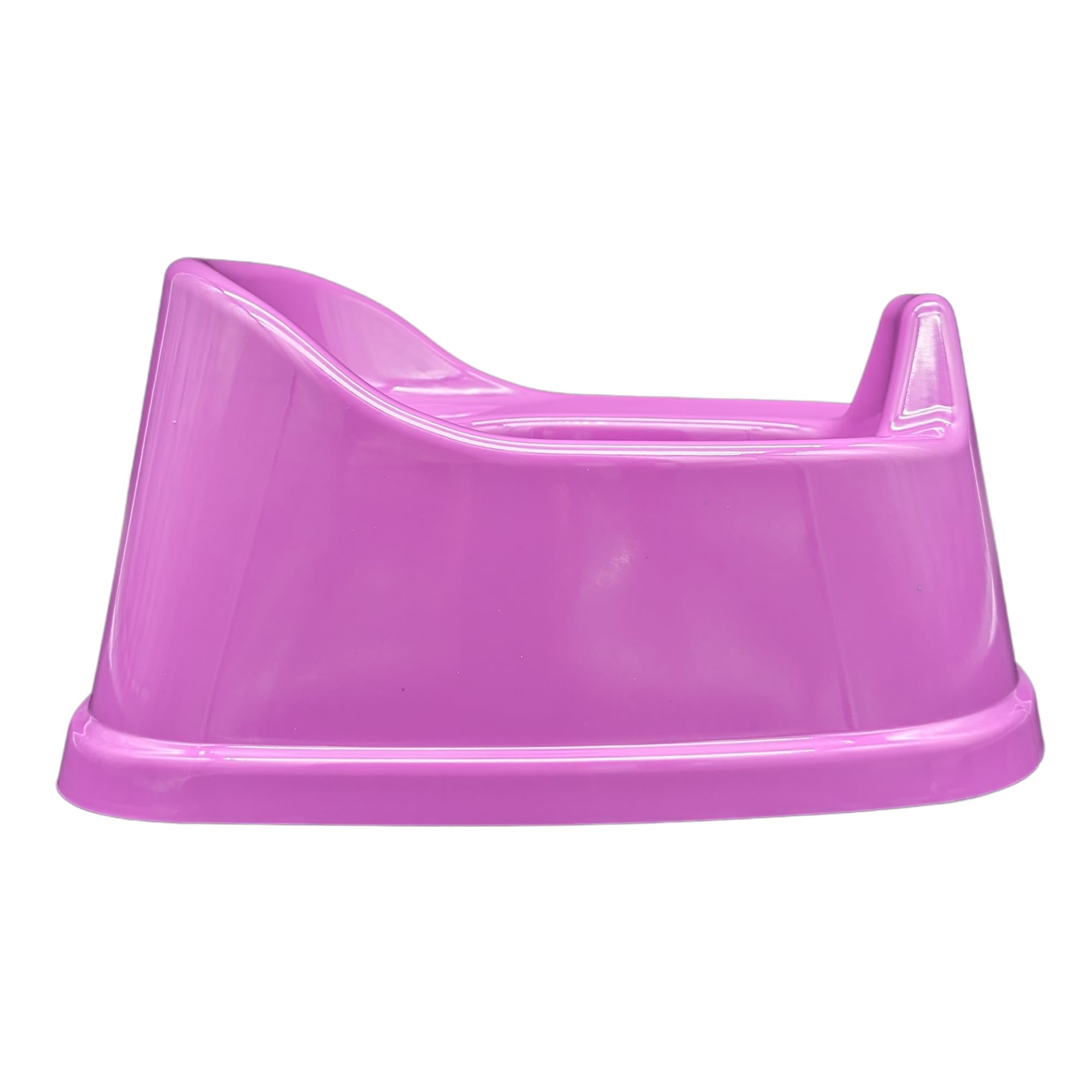 Tiny Undies mini potty with non-slip base supports independent pottying.