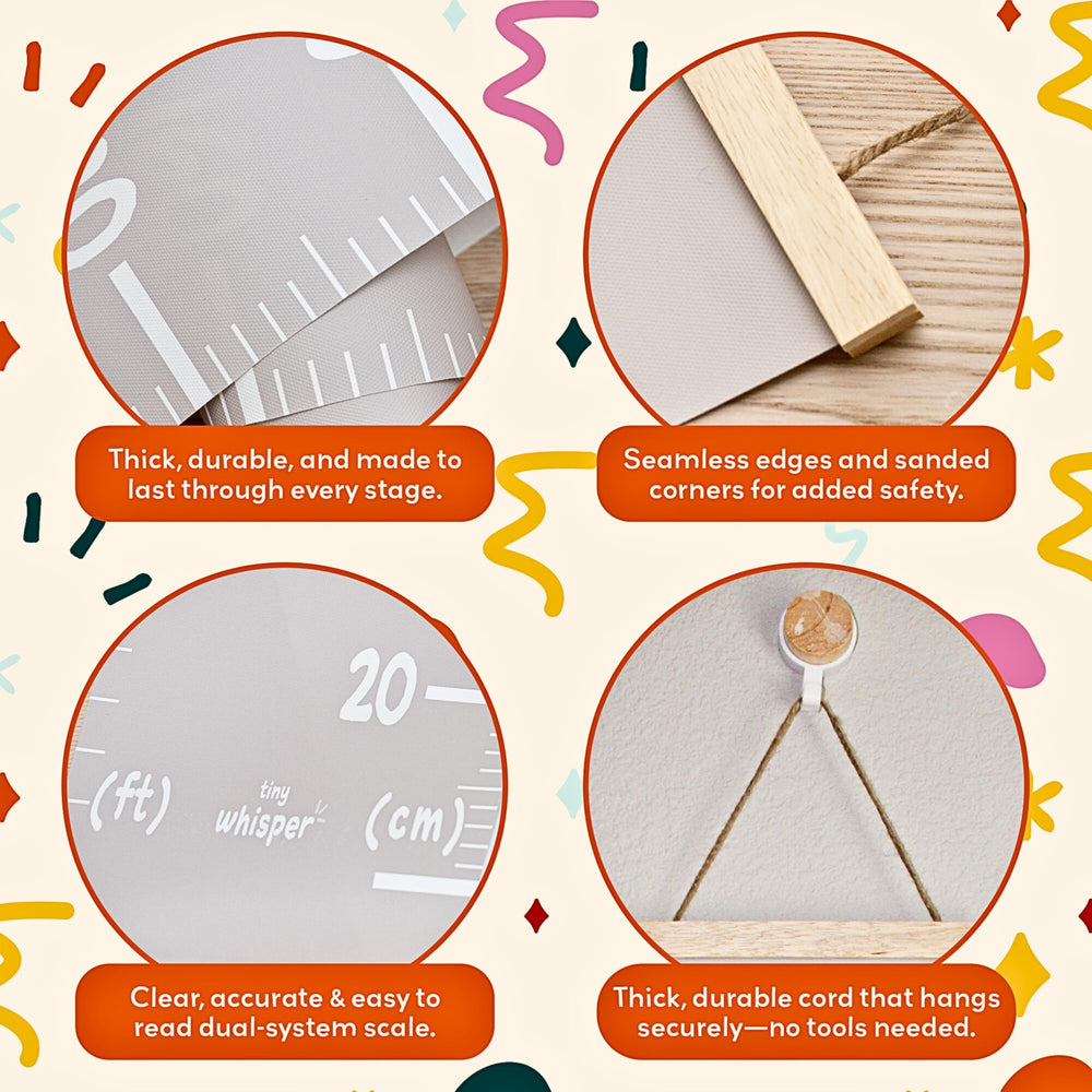 Tiny Whisper hook and mounting kit for easy wall installation