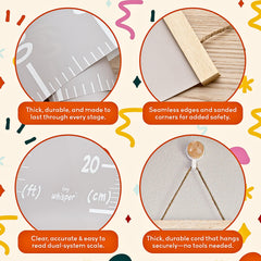 Tiny Whisper hook and mounting kit for easy wall installation
