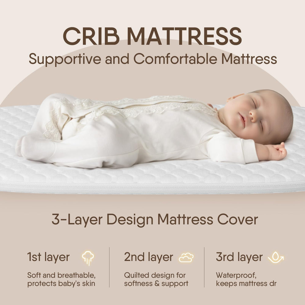 TinyGlow bassinet mosquito net canopy protects baby from insects during naps