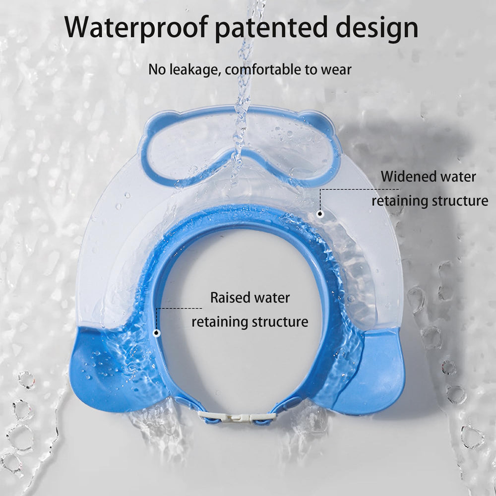 TinyGuardian cute design bath shield captures baby's attention and makes baths enjoyable.