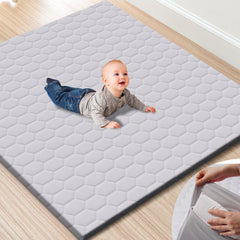 TINYHARBO play mat with removable cover for easy cleaning after messy play