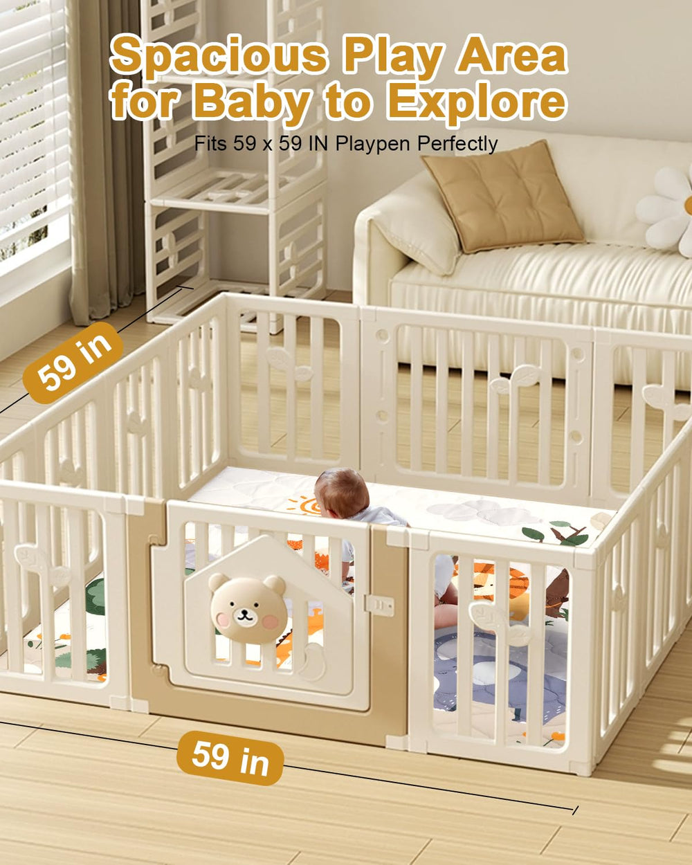 TinyHarbo mat uses non-toxic materials for safe play sessions.
