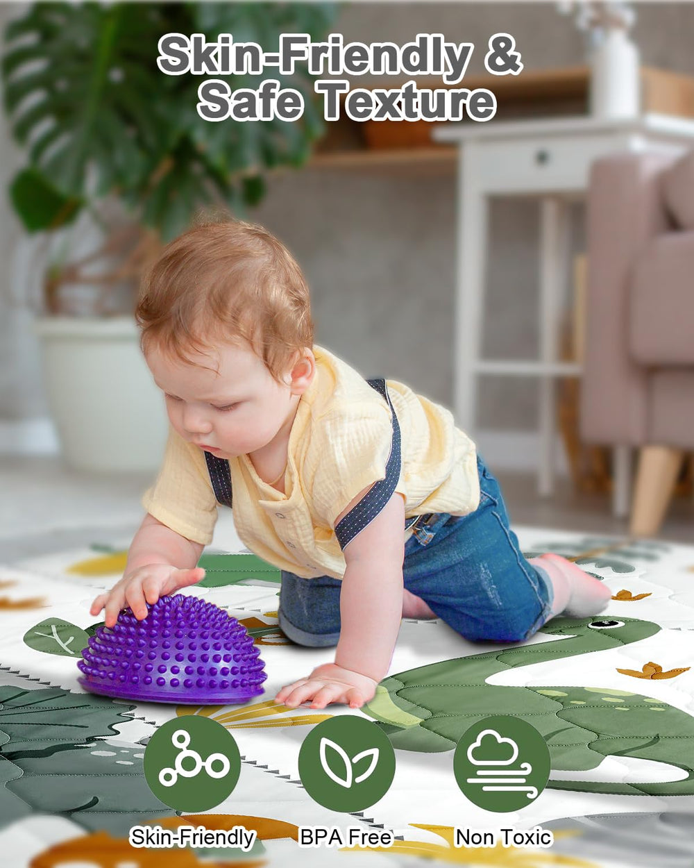 TINYHARBO mat uses non-toxic materials for peace of mind