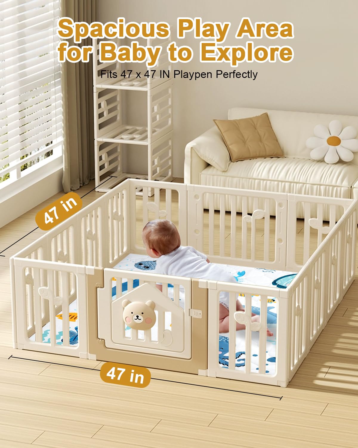 TINYHARBO non-toxic materials ensure a safe, worry-free play space.