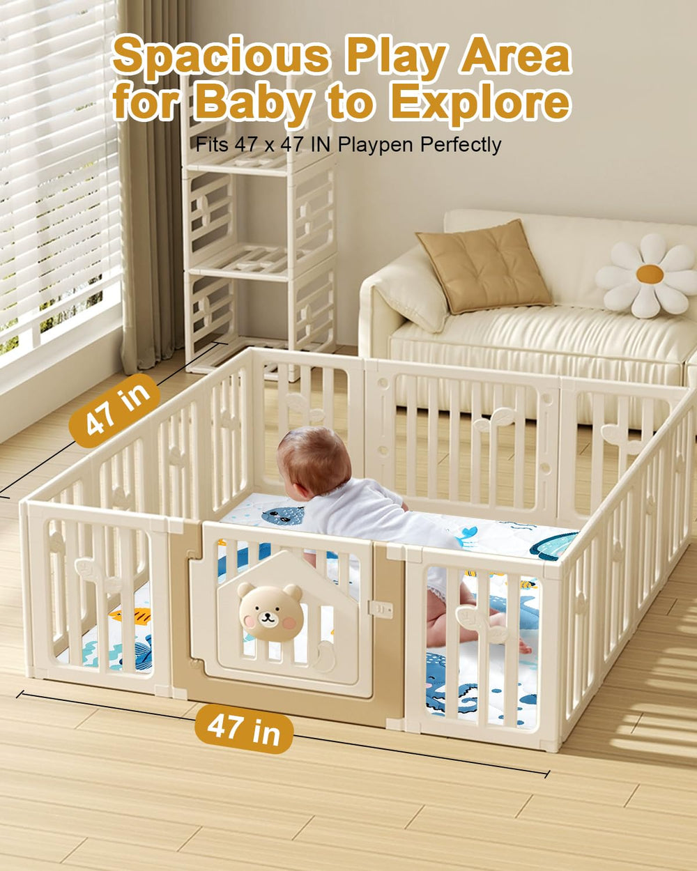 TINYHARBO non-toxic materials ensure a safe, worry-free play space.