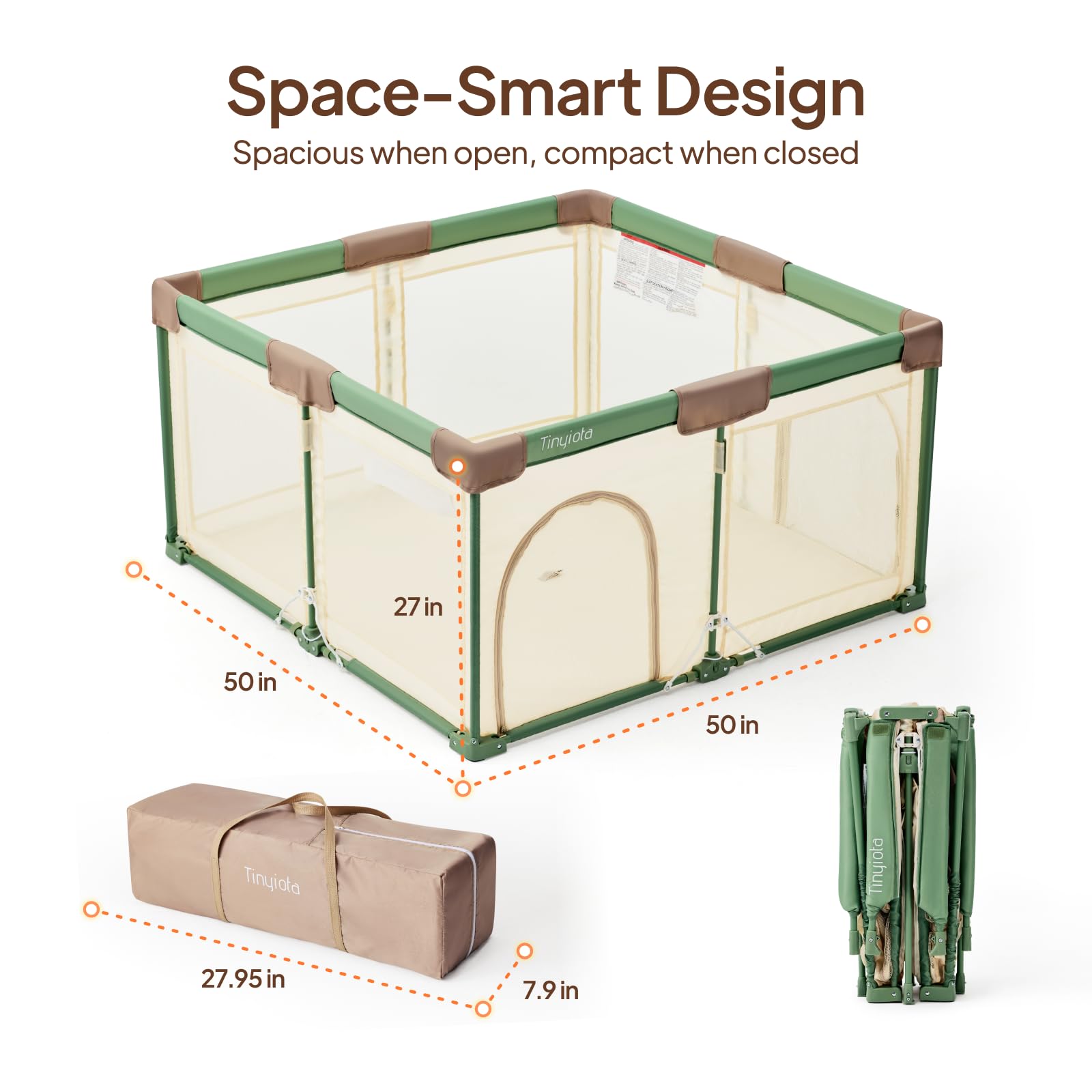Tinyiota carry-bag included for convenient packing and protection