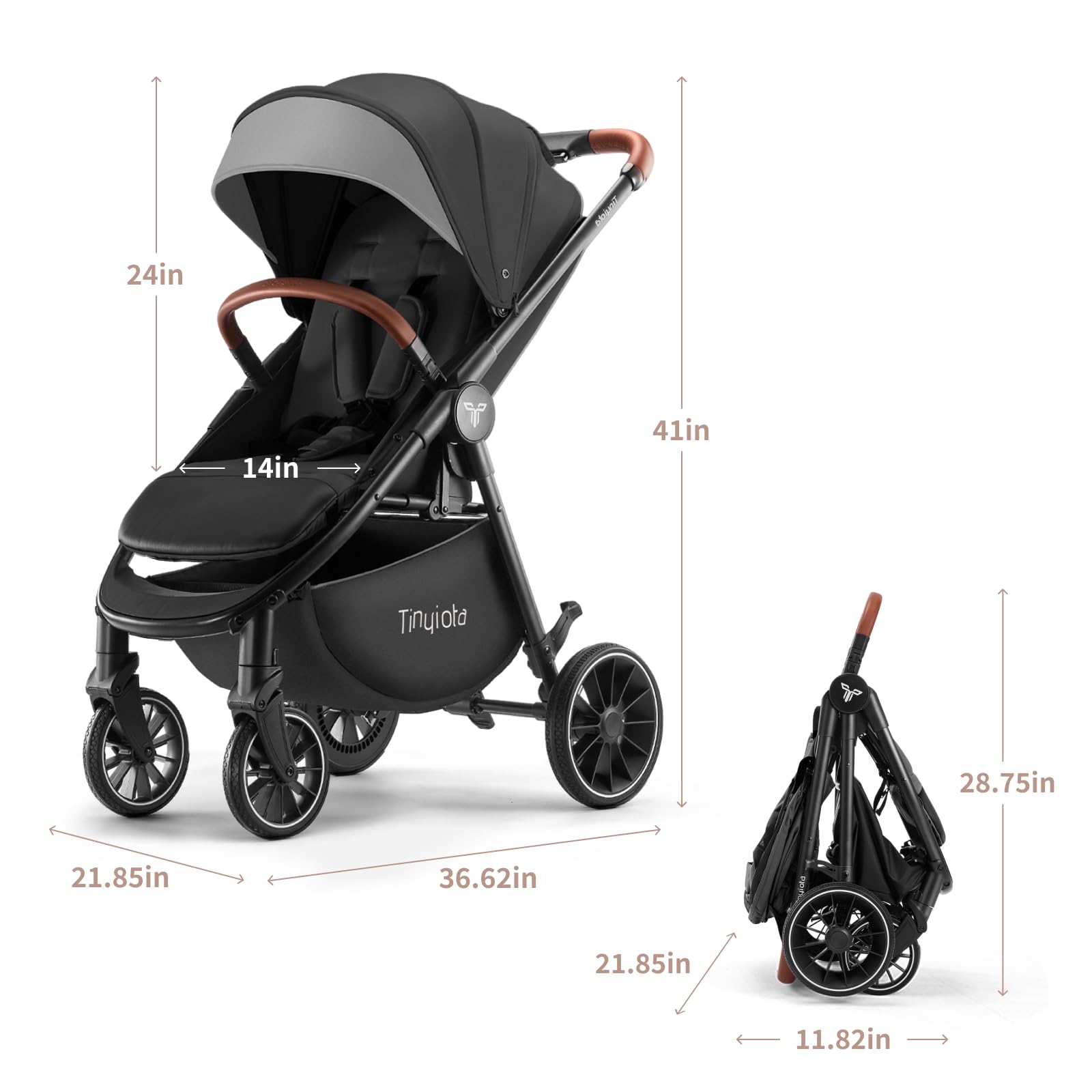 Tinyiota stroller breathable seat pad keeps little riders comfortable