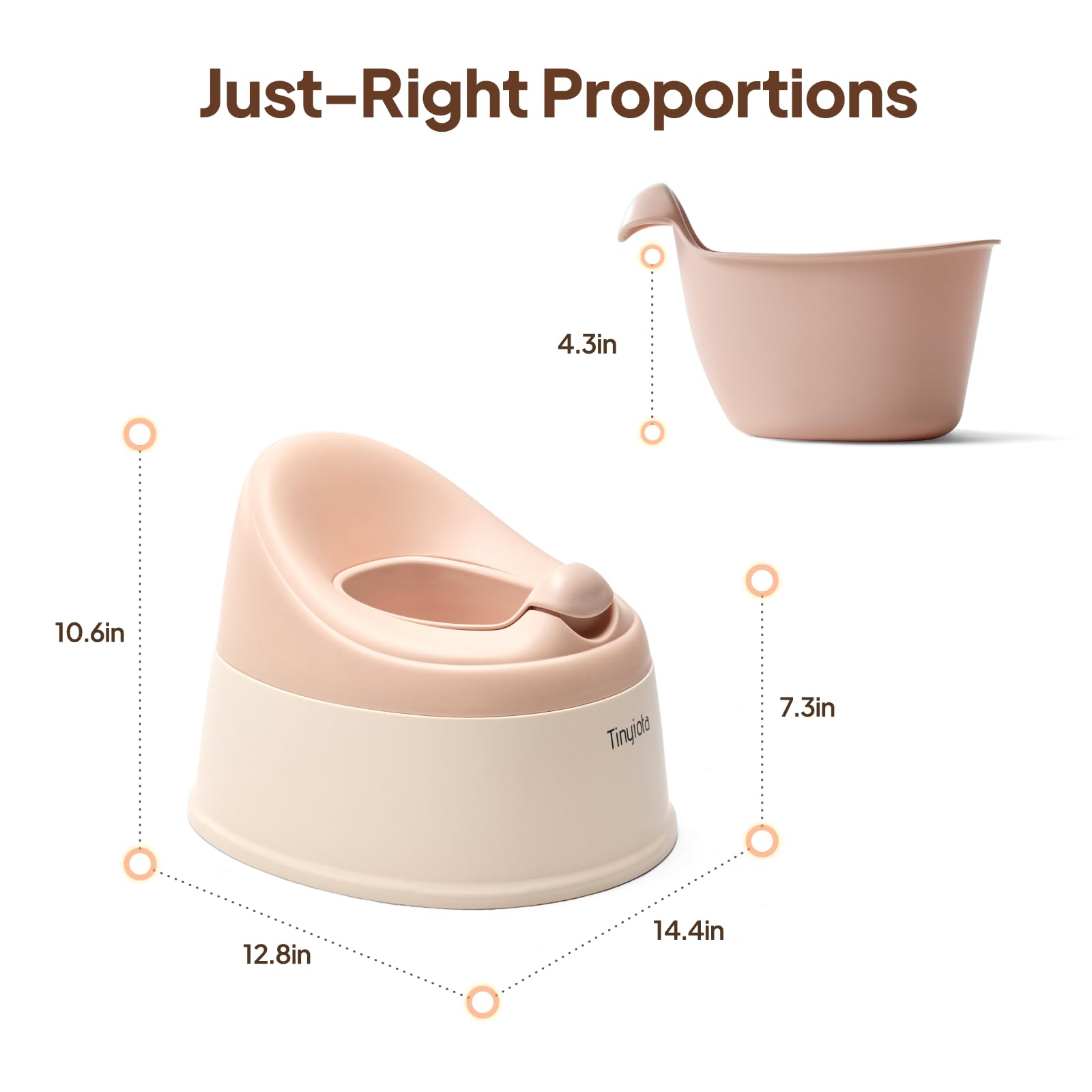 Tinyiota BPA-free recyclable materials offer safe, dependable use.