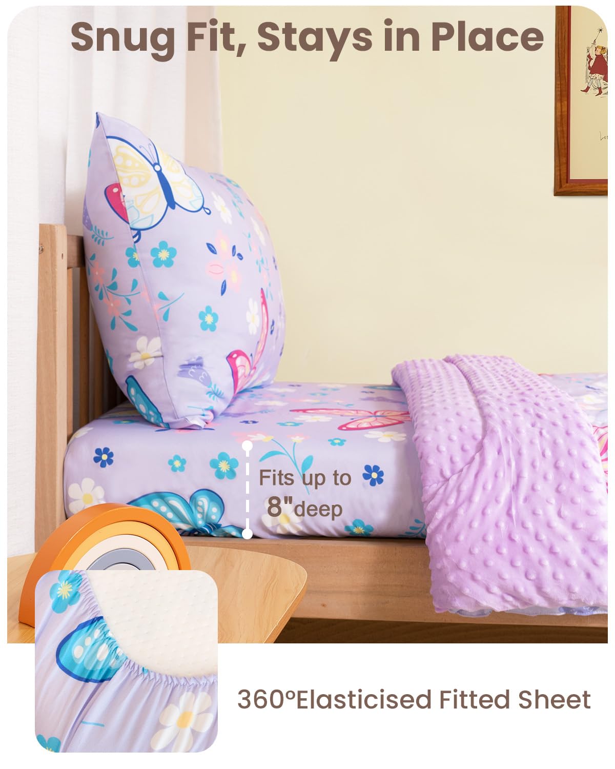 TinyPalsa machine washable care-friendly bedding simplifies busy parent laundry routines