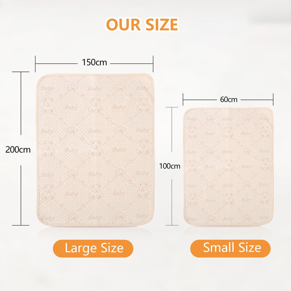 TinyTotsJoy generously-sized-39x24-inch-pad fits babies of all sizes.