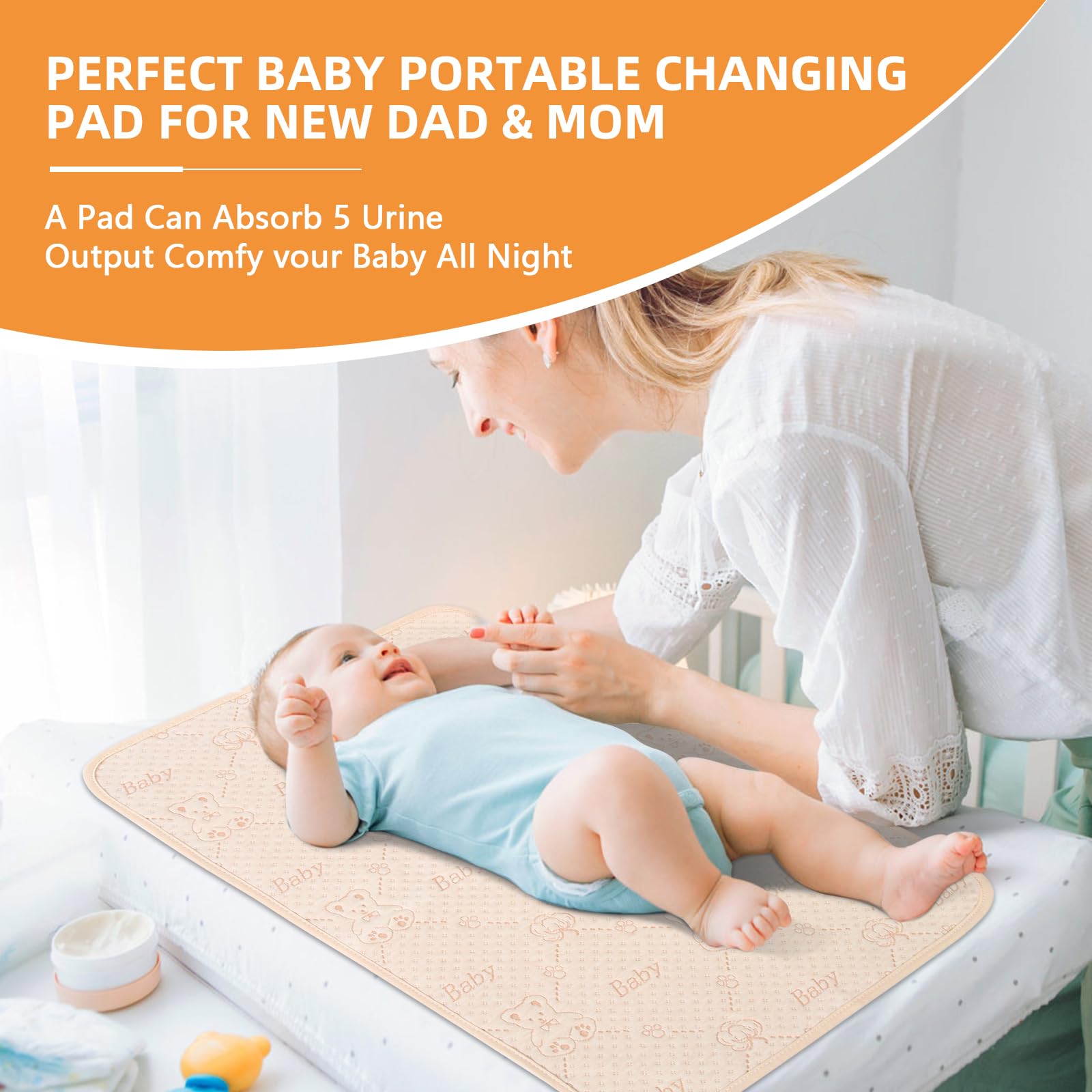 TinyTotsJoy large changing pad 78x59 inches for larger spaces