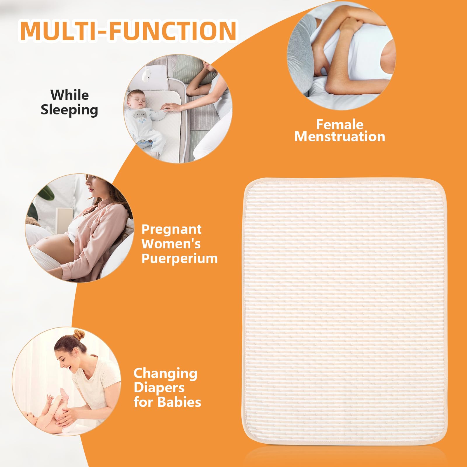 TinyTotsJoy multi-purpose-changing-pad ideal for home or travel.
