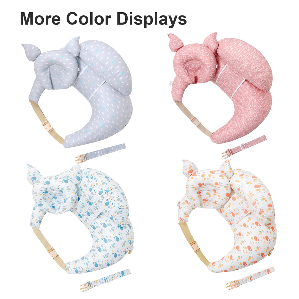 TinyTotsJoy nursing pillow makes a thoughtful newborn gift for new moms