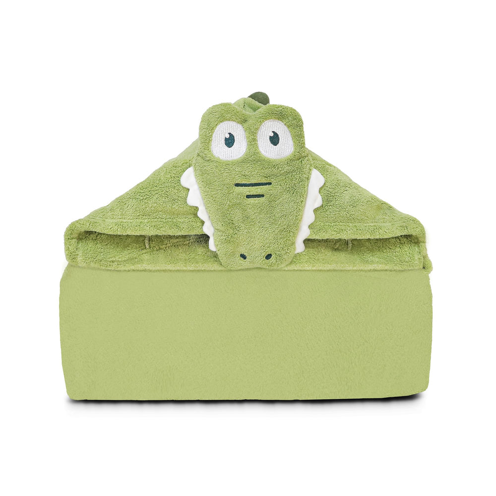 Tinyzo toddler hooded towel with animal face for cozy post-bath comfort.