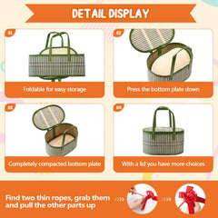 Tioncy clear cellophane wrap baskets showcase gifts with a polished finish.