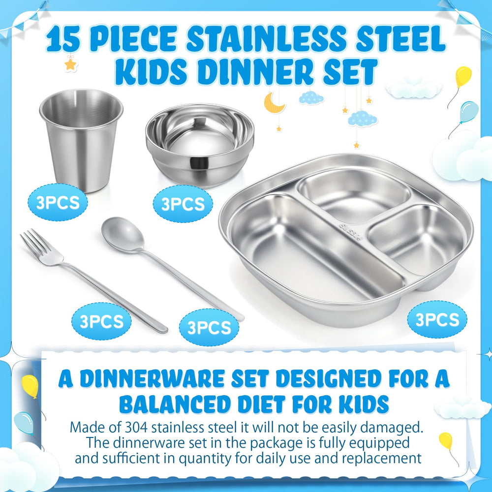 Tioncy kids dinner set cup with ample capacity for drinks