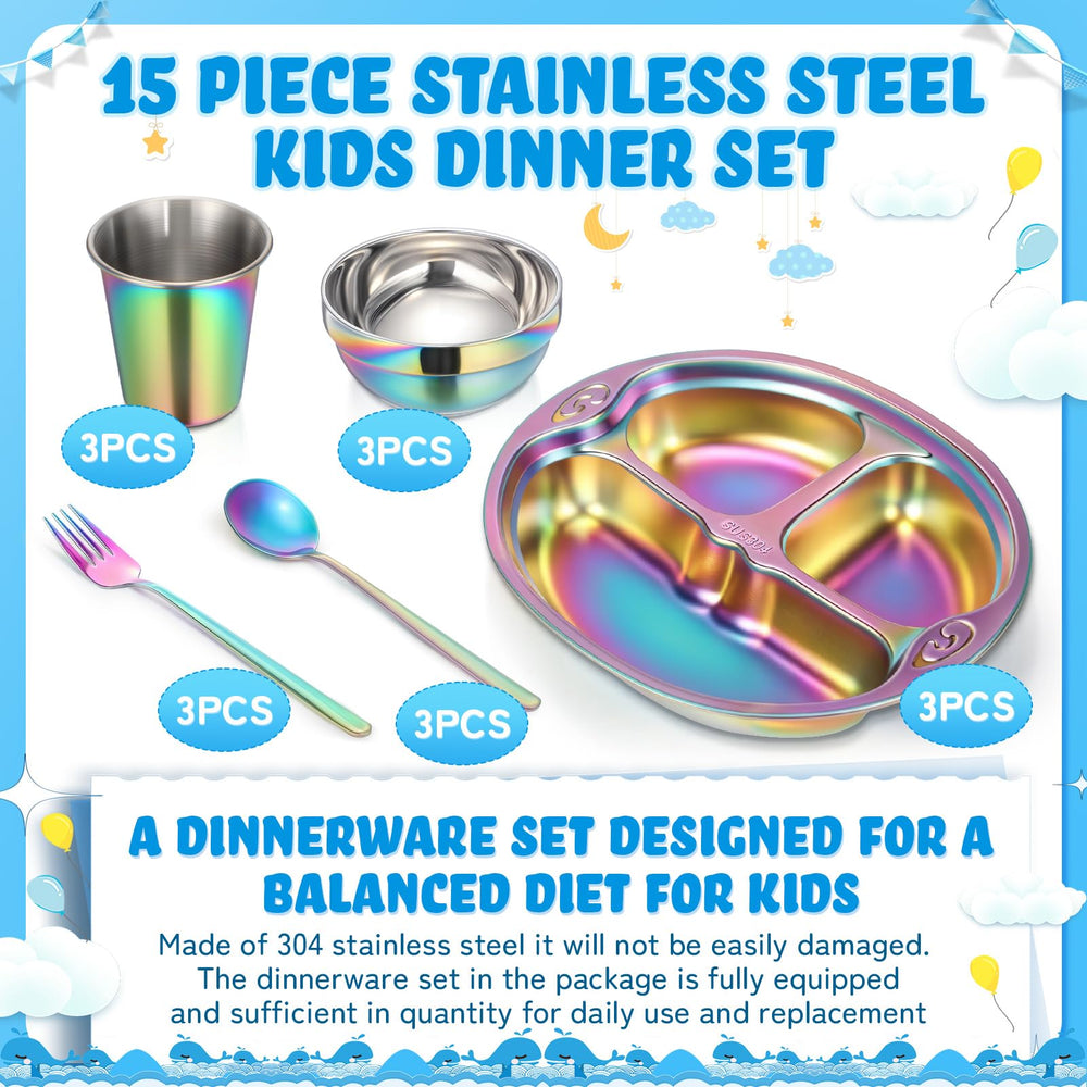 Tioncy rainbow cup provides easy grip and spill-resistant use for toddlers.